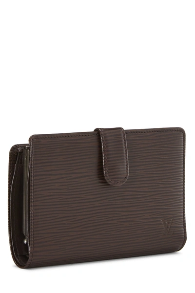 Pre-owned Louis Vuitton Moka Epi Leather Viennois