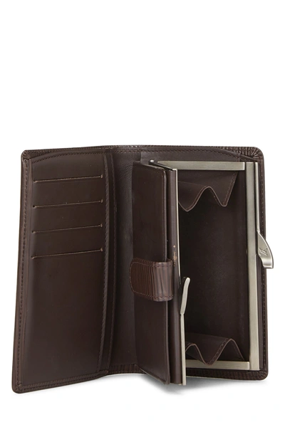 Pre-owned Louis Vuitton Moka Epi Leather Viennois