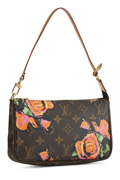 Pre-owned Louis Vuitton Stephen Sprouse X  Monogram Roses Pochette Accessoires