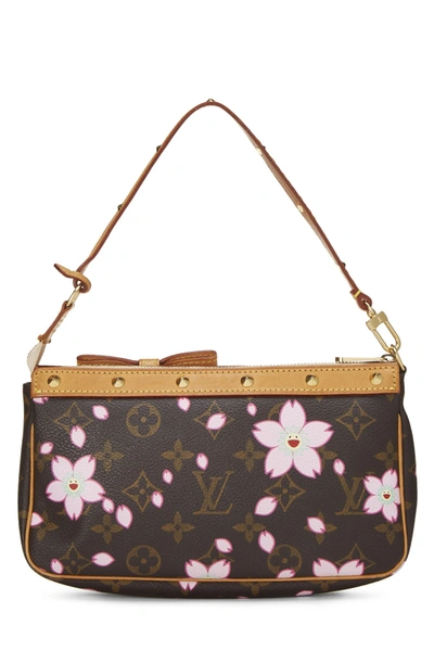 Pre-owned Louis Vuitton Takashi Murakami X  Monogram Blossom Pochette Accessoires