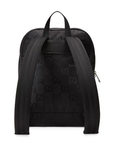 Shop Gucci Off The Grid Monogram Backpack In Black