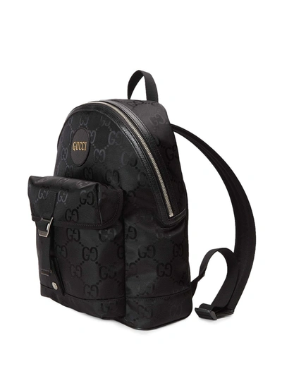 Shop Gucci Off The Grid Monogram Backpack In Black