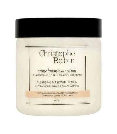 Shop Christophe Robin Cleansing Mask With Lemon In Yellow