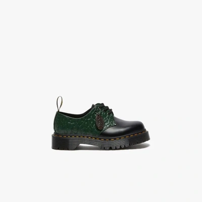 Shop Dr. Martens' Green X X-girl Black And 1461 Derby Shoes