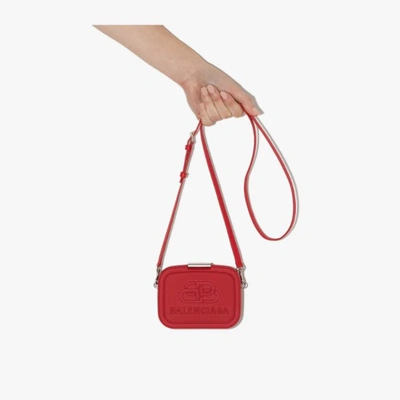 Shop Balenciaga Red Lunch Box Mini Bag