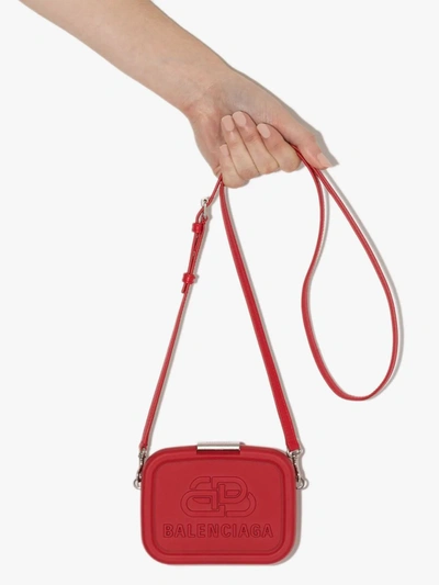 Shop Balenciaga Red Lunch Box Mini Bag