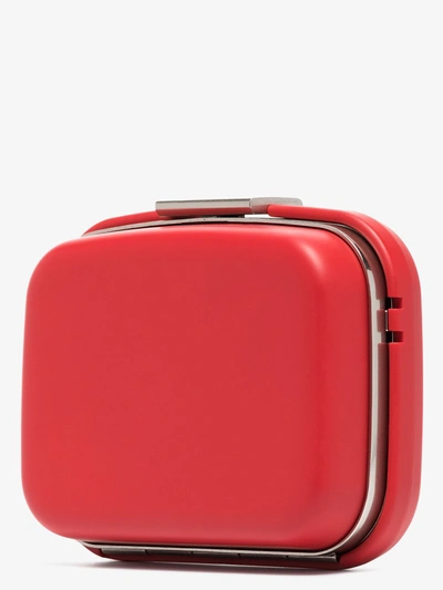 Shop Balenciaga Red Lunch Box Mini Bag