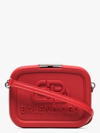 Shop Balenciaga Red Lunch Box Mini Bag