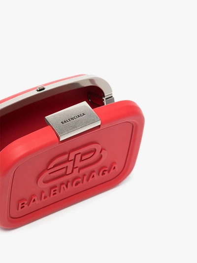 Shop Balenciaga Red Lunch Box Mini Bag