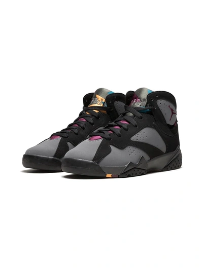 Shop Nike Air Jordan 7 Retro "bordeaux" Sneakers In Black