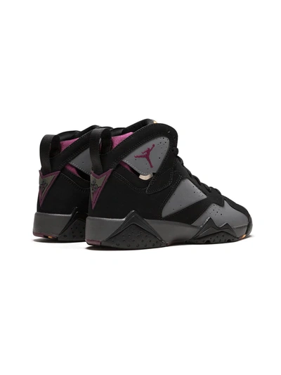 Shop Nike Air Jordan 7 Retro "bordeaux" Sneakers In Black