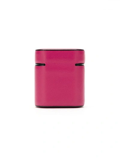 Shop Dolce & Gabbana Logo Print Airpods Case In Pink