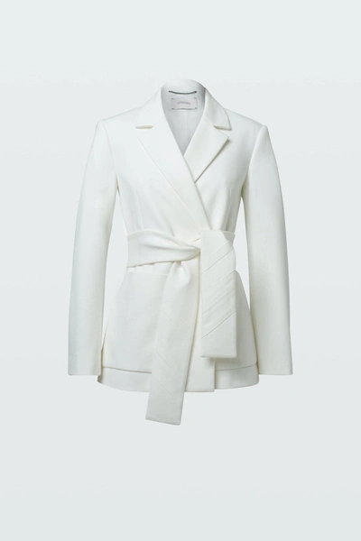 Shop Dorothee Schumacher Emotional Essence Jacket In Weiss