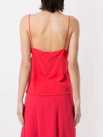 Shop Eva V-neck Cami Top In Red