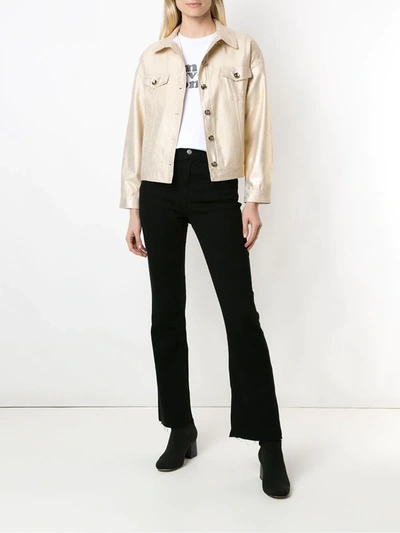 Shop Eva Every Woman Cropped Blouse In White