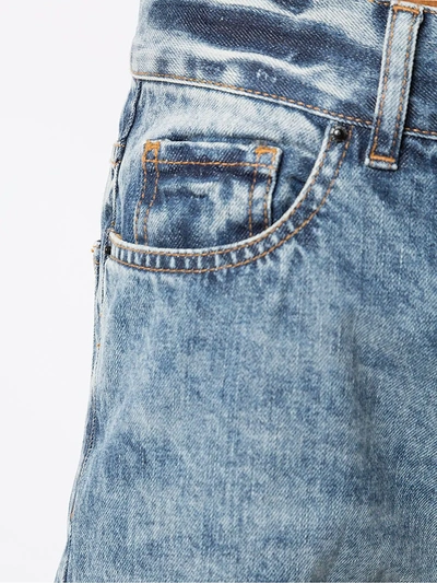 Shop Eva Vintage Faded Style Jeans In Blue