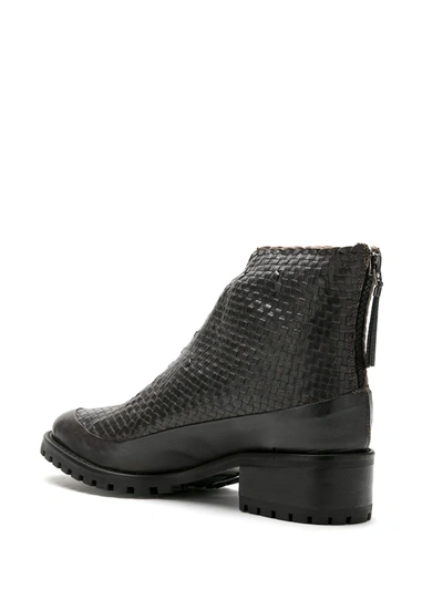 Shop Sarah Chofakian Leather Rockstar Boots In Black