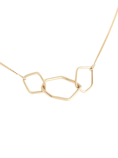 Shop Natalie Marie 9kt And 14kt Yellow Gold Calder Chain Necklace