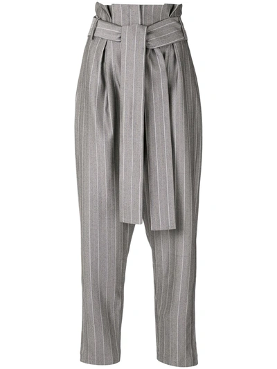 Shop Acler Brunel Wide-leg Trousers In Grey