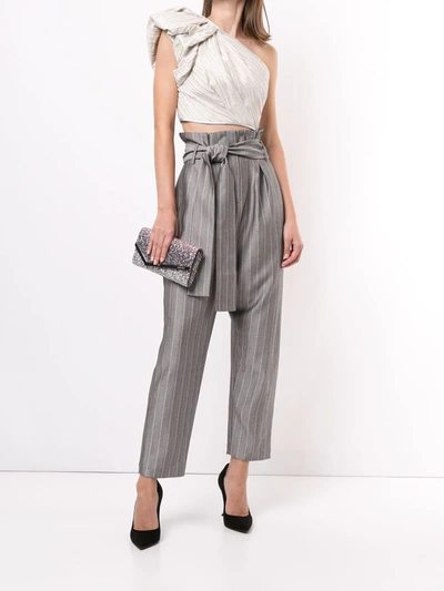 Shop Acler Brunel Wide-leg Trousers In Grey