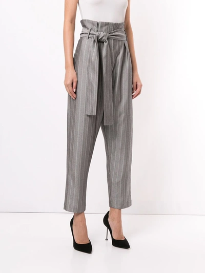 Shop Acler Brunel Wide-leg Trousers In Grey