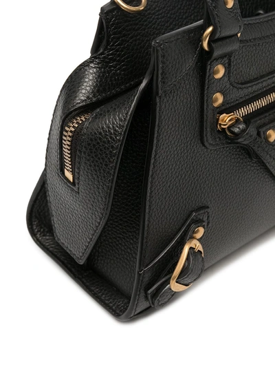 Shop Balenciaga Neo Classic Mini Top Handle Bag In Black