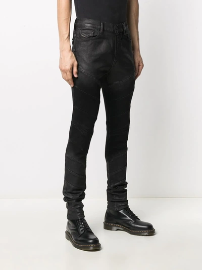 Shop Diesel D-amny Skinny Jeans In Black