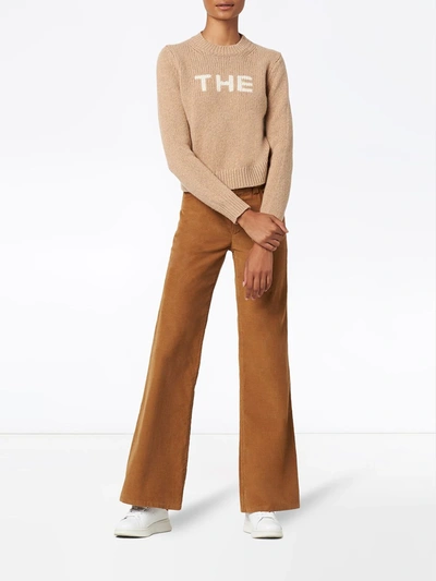 Shop Marc Jacobs The Intarsia Knit Jumper In Neutrals