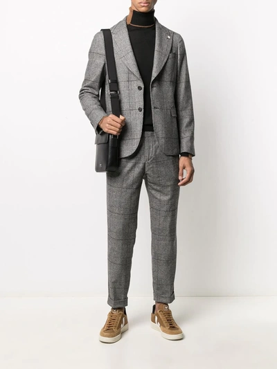 MANUEL RITZ PRINCE OF WALES CHECK TROUSERS 