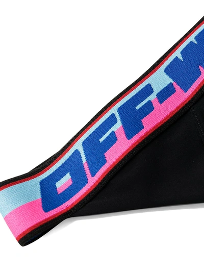 Off-white Triangle Logo Bikini Set In Black