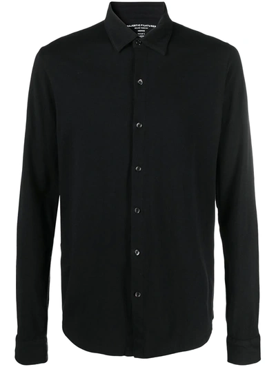 Shop Majestic Stretch-fit Shirt In Black