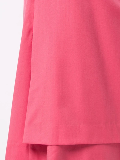 Shop Comme Des Garçons Homme Deux Layered Wool Shorts In Pink