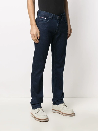 Shop Tommy Hilfiger Straight Leg Jeans In Blue