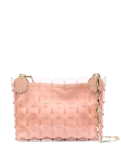 Shop Paco Rabanne Disc-embellished Tote Bag In Pink