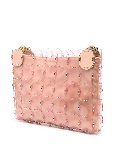 Shop Paco Rabanne Disc-embellished Tote Bag In Pink