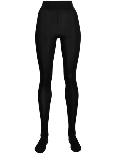 Wolford Velvet De Luxe 66 3-pack Tights In Black
