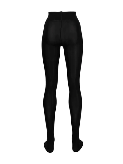 Shop Wolford Velvet De Luxe 66 3-pack Tights In Black