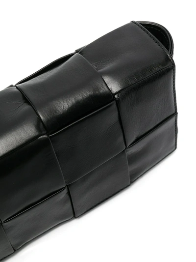 Shop Bottega Veneta Intrecciato Belt Bag In Black