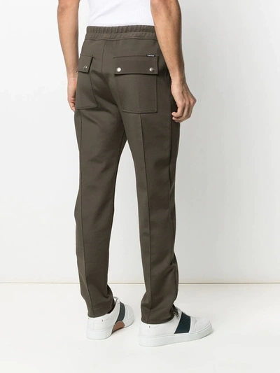 Shop Tom Ford High-waisted Track Pants In Green