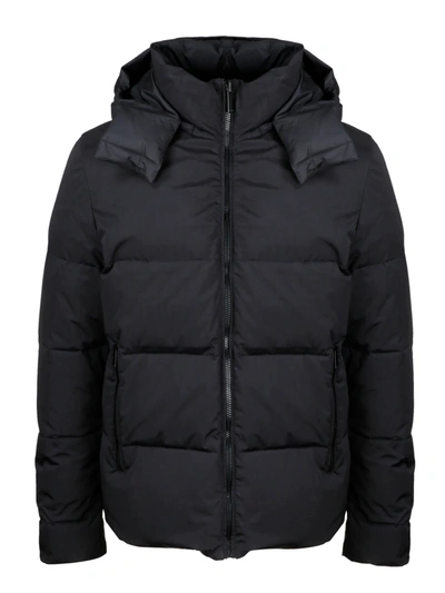 Shop Fendi Ff Reversible Down Jacket In Black