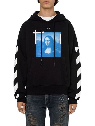 Shop Off-white Monalisa Hoodie In Black