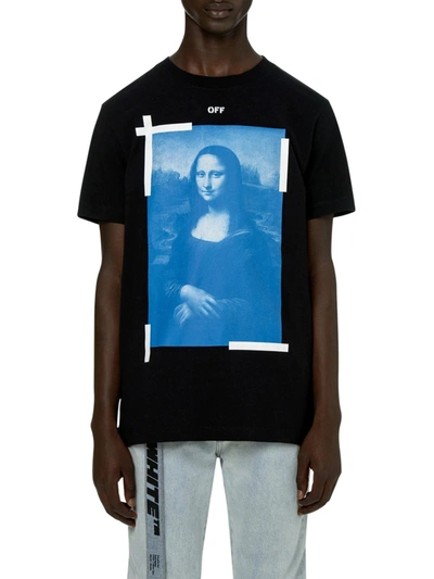 Shop Off-white Monalisa S/s T-shirt In Black