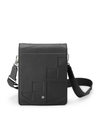 Shop Graf Von Faber-castell Small Leather Cashmere Messenger Bag
