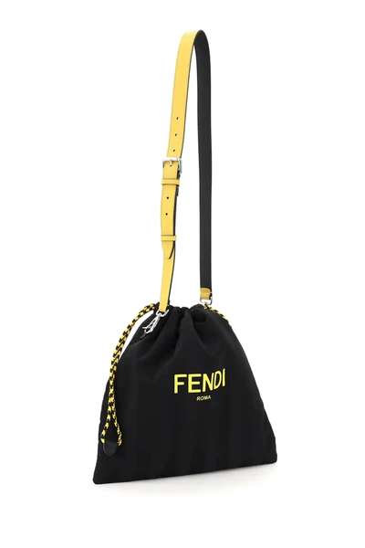 Shop Fendi Roma In Black,yellow