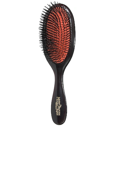 Shop Mason Pearson Handy Mixture Bristle & Nylon Hair Brush In Dark Ruby