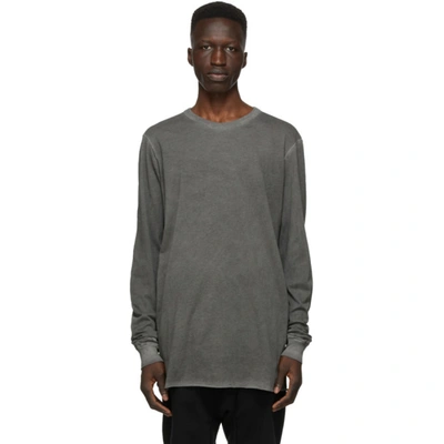 Shop 11 By Boris Bidjan Saberi Grey Dye Long Sleeve T-shirt