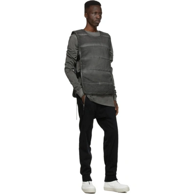 Shop 11 By Boris Bidjan Saberi Grey Dye Long Sleeve T-shirt