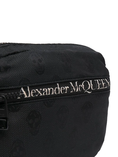 Shop Alexander Mcqueen Nylon Bumbag In Black