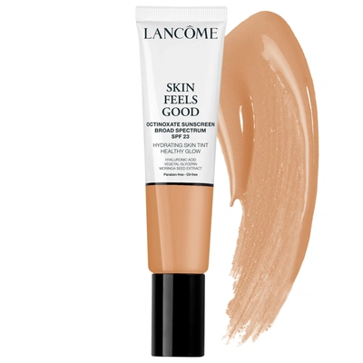Shop Lancôme Skin Feels Good Tinted Moisturizer With Spf 23 045w Warm Caramel 1.08 oz/ 32 ml