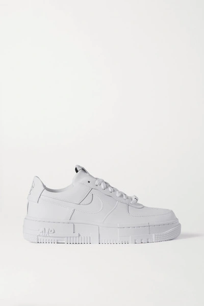 Nike Air Force 1 Pixel Sneakers In Summit White And Photon Dust In White
